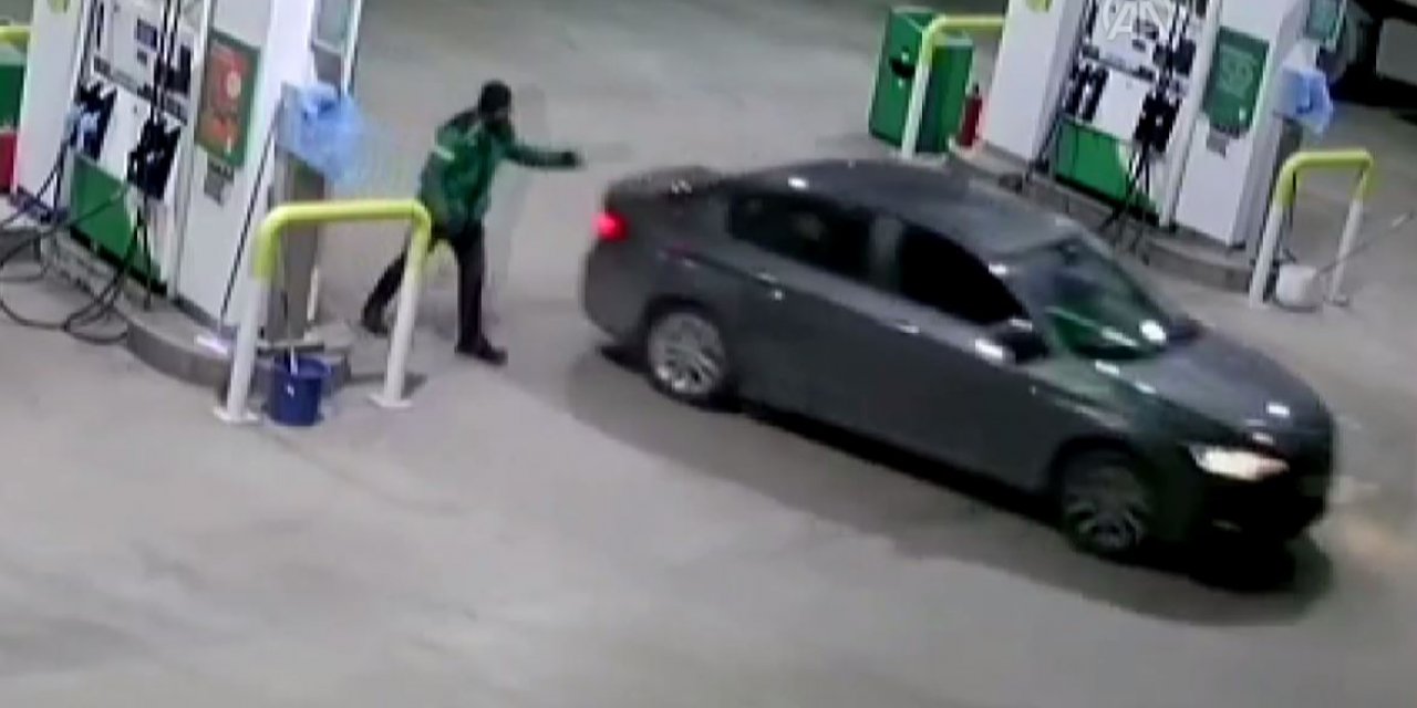 Depoyu doldurdu, parasını ödemeden kaçtı