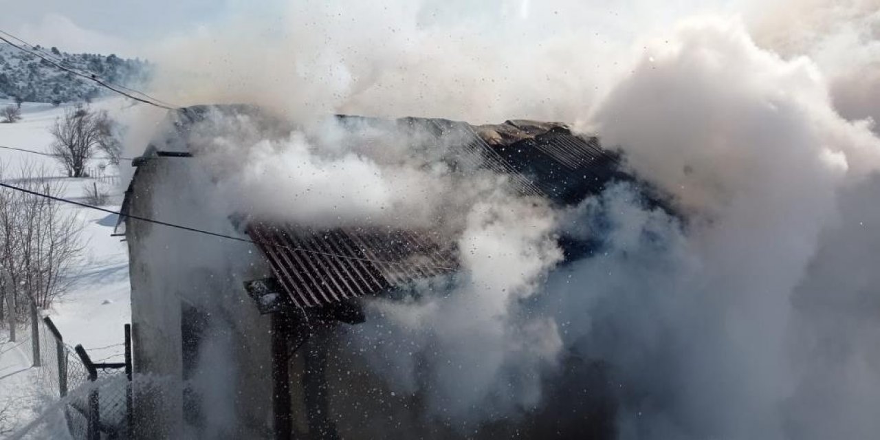 Müstakil evde yangın: 1 ölü