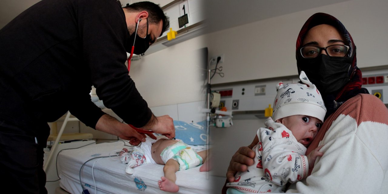 6 aylık bebeğin kalbindeki delik Konya’da yapılan başarılı operasyonla kapatıldı