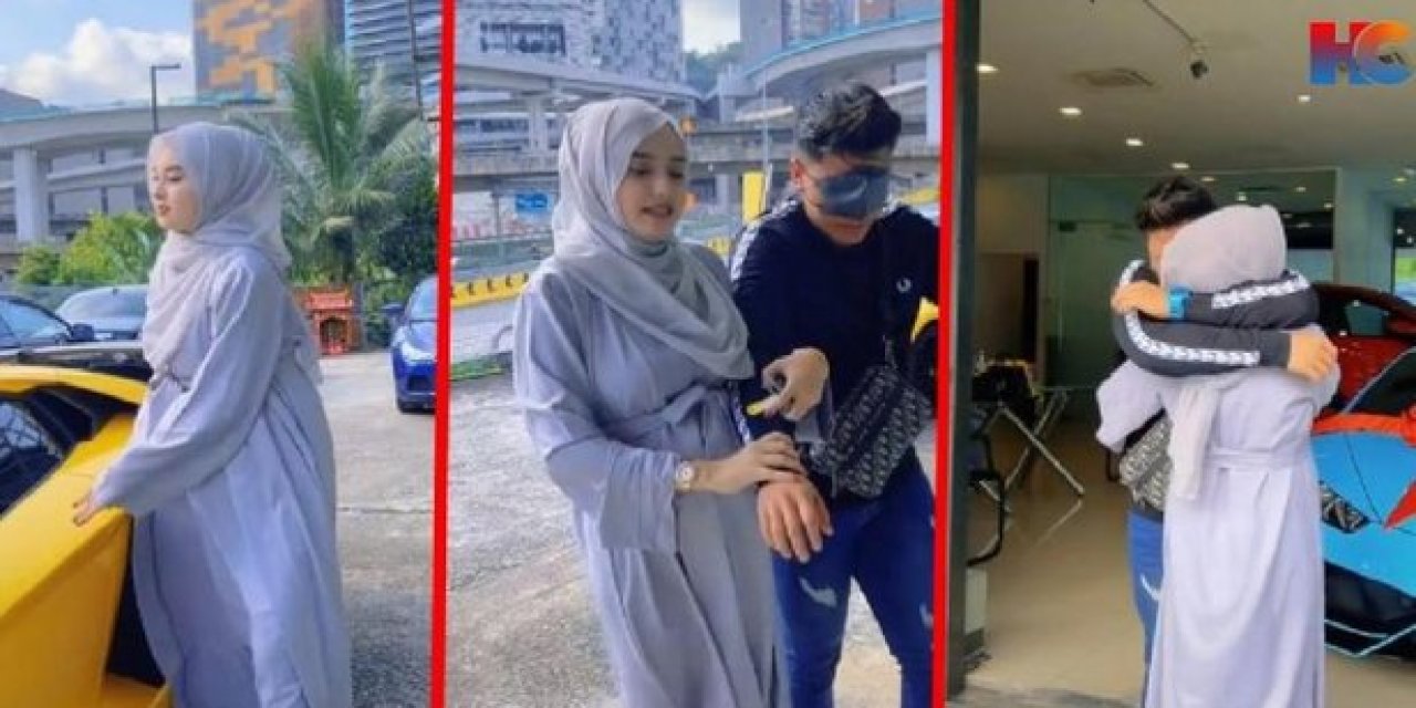 Hamile kadın, kocasına 7 milyon liralık hediye aldı