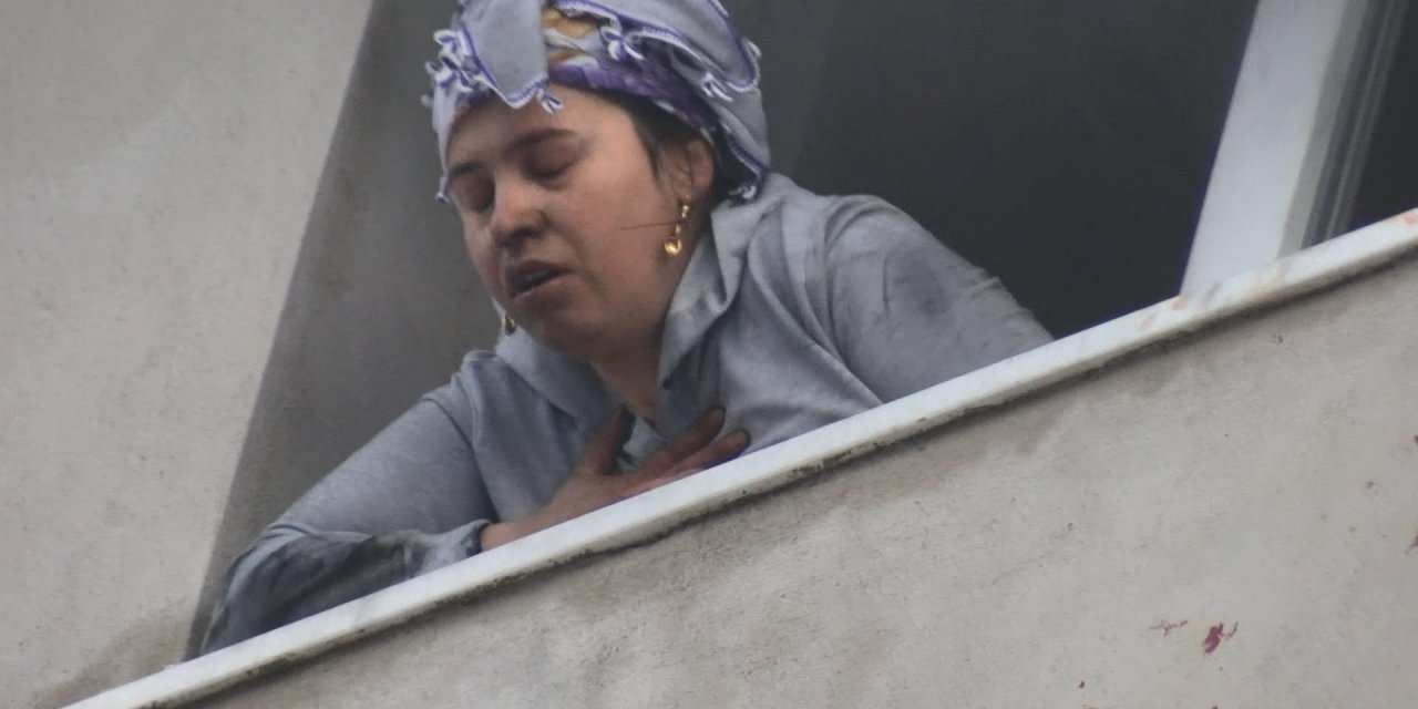 Pencereye çıkıp nefes almaya çalıştılar!