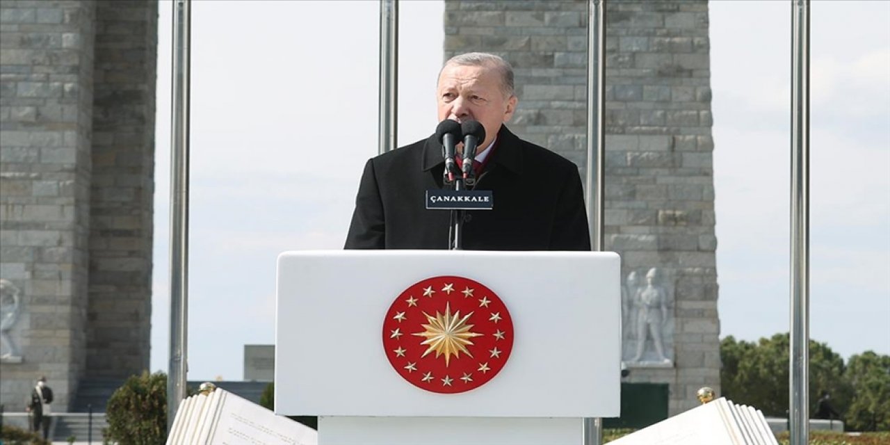 Cumhurbaşkanı Erdoğan Çanakkale'de