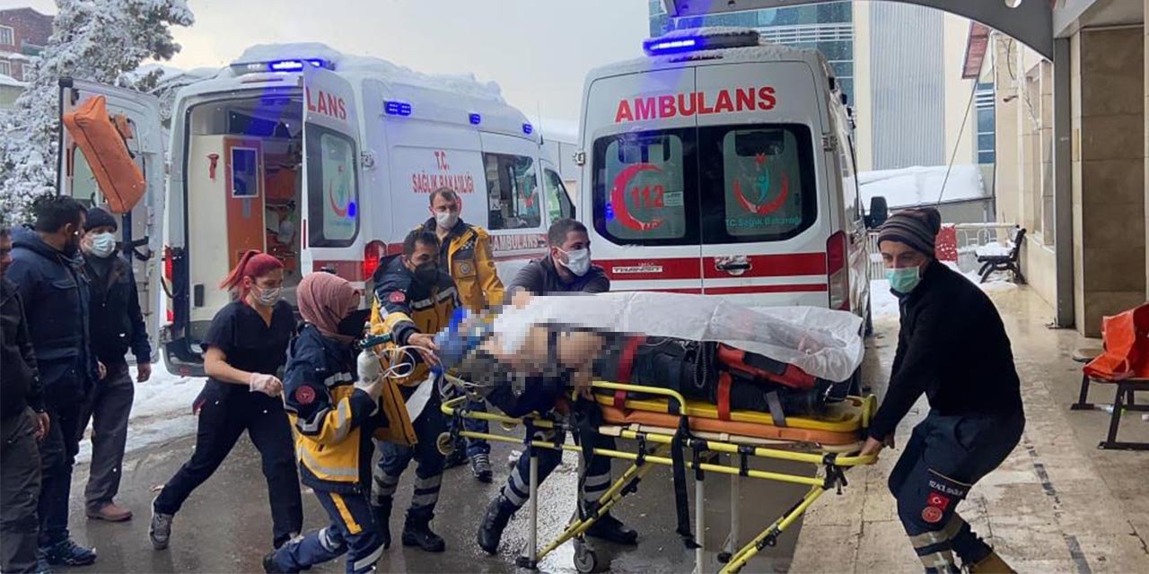 Kar temizlemek için çatıya çıktı, dengesini kaybedip düştü