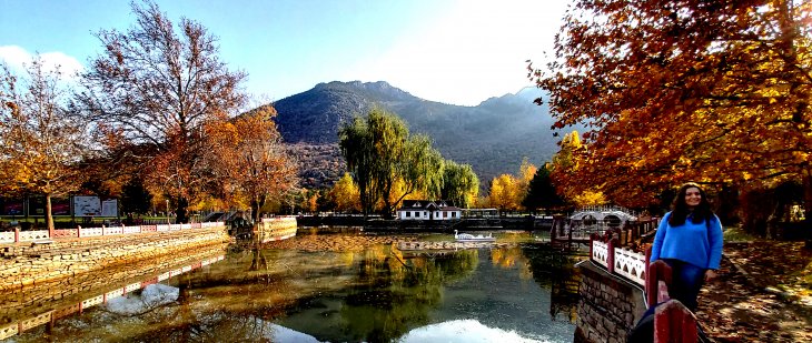 Konya-Kuğulu Park’ta eşsiz sonbahar güzelliği