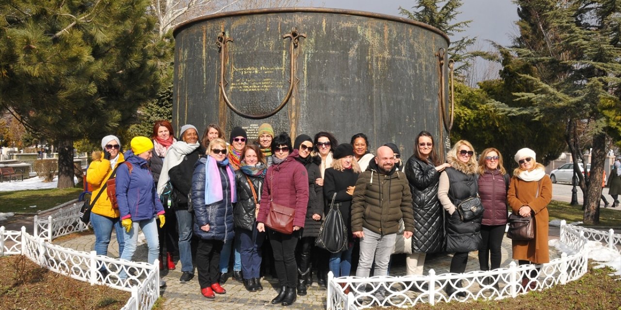 Yabancı öğretmenler Akşehir’i ziyaret etti