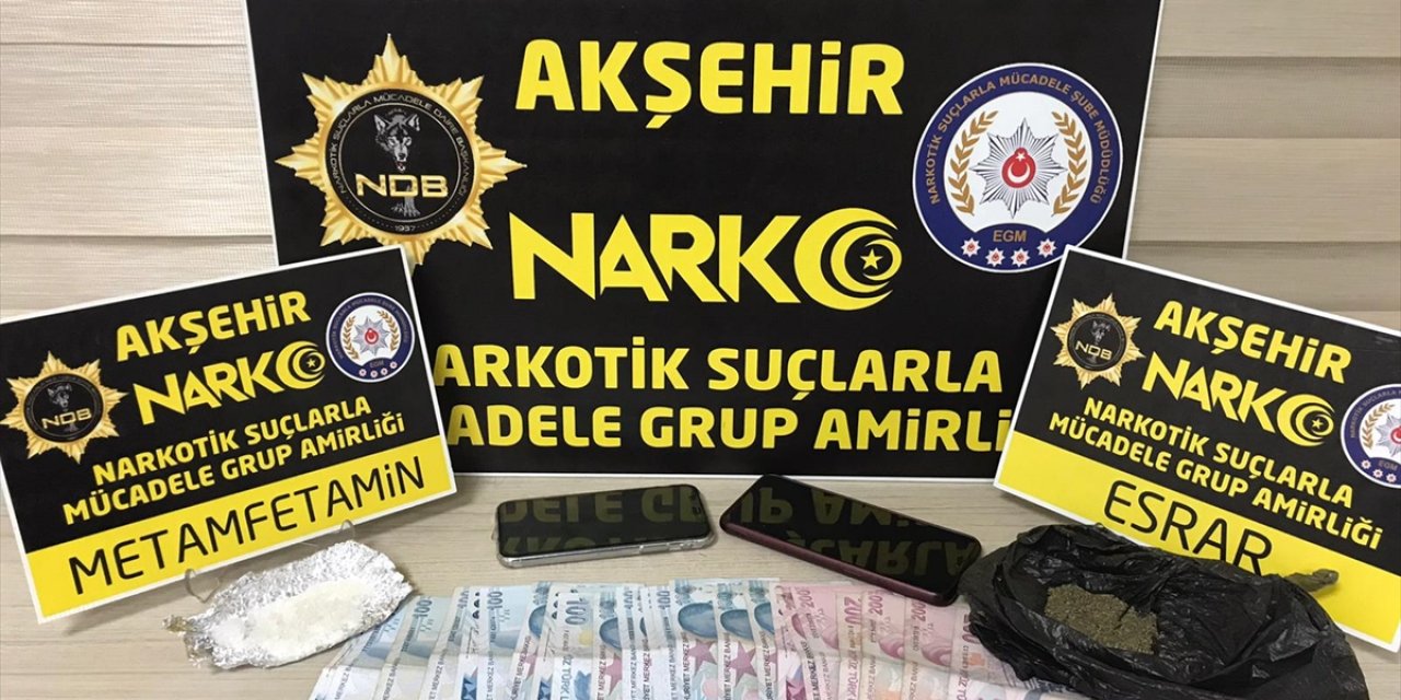 Akşehir’de uyuşturucu operasyonu