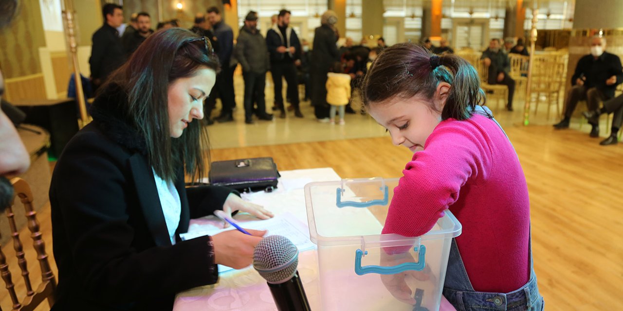 Konya Meram'ın iki kooperatifinde kura heyecanı