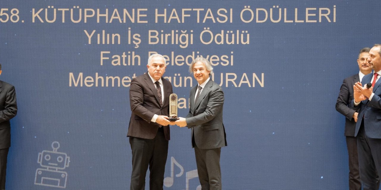 Kültür ve Turizm Bakanlığı’ndan Fatih Belediyesi’ne Ödül