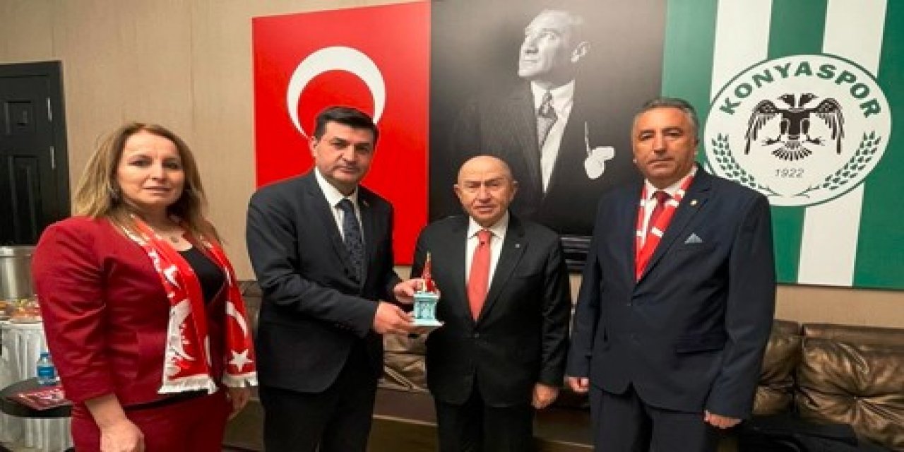 Başkan Özdemir'e anlamlı ziyaret
