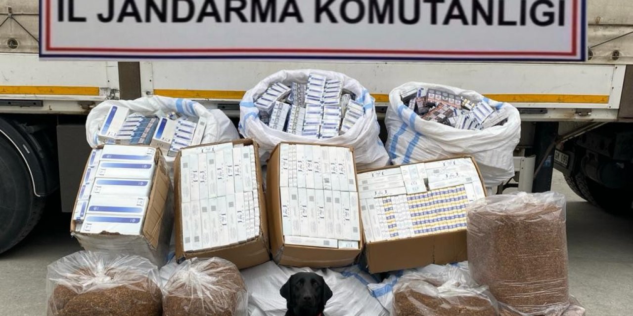 Kargo aracında sigara kaçakçılığı