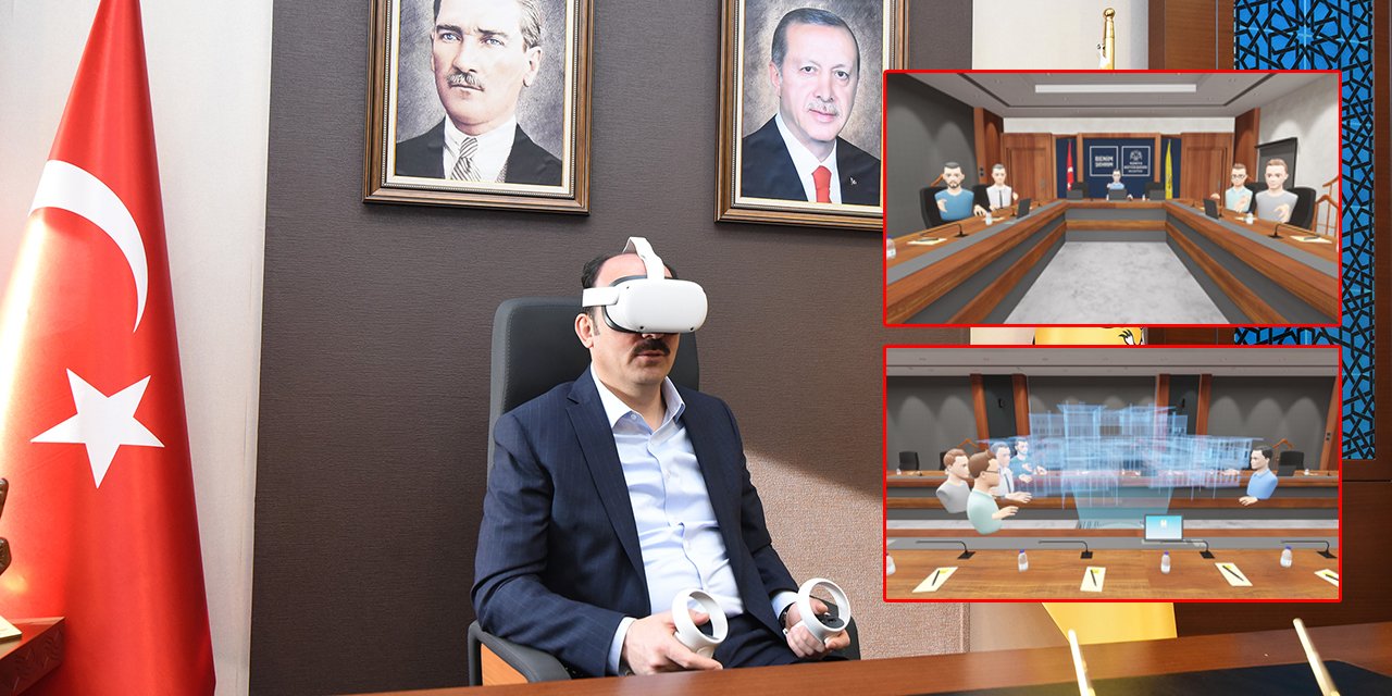 Konya’nın gelecek yatırımları ilk Metaverse toplantısında ele alındı