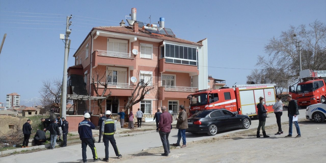 Evde yangın çıktı, anne ve iki çocuğu son anda kurtarıldı