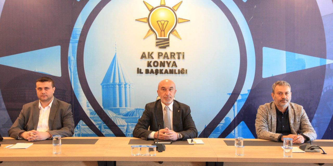 AK Parti Konya İl Başkanı Angı: Siyaset omurga işidir