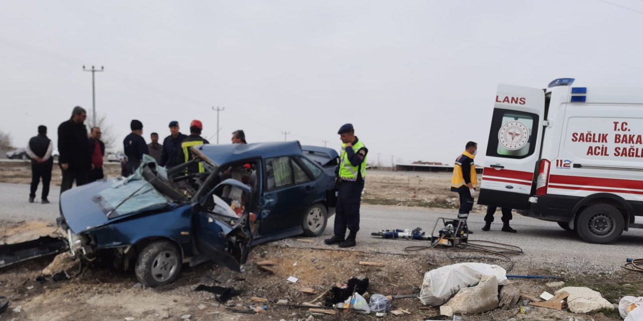 Konya’da kaza kurbanı olan çift, küçük kızlarını hastaneye götürüyormuş