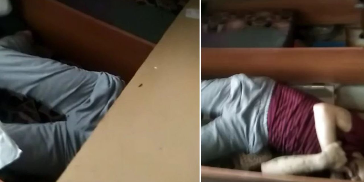 Konya'da 26 yıl hapisle aranan kişi, yatağın altında saklanırken bulundu