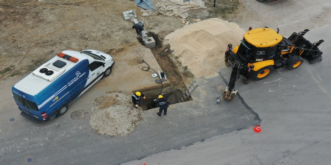 KOSKİ, fiziki su kayıplarını önlemek amacıyla çalışmalarını sürdürüyor