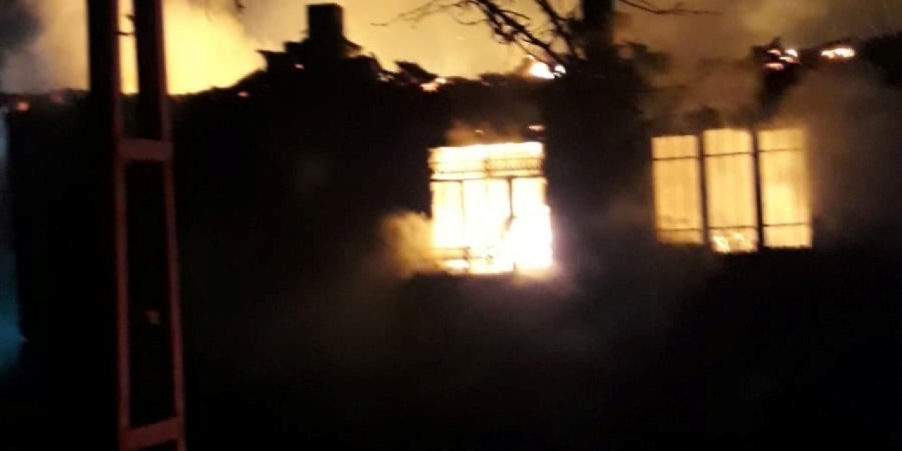 2 ev alevlere teslim oldu, yaşlı kadın feci şekilde can verdi