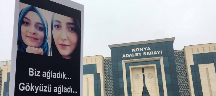 Konya’da ölümden dönen anne, iki kızının katilini karşısında görünce göz yaşını tutamadı
