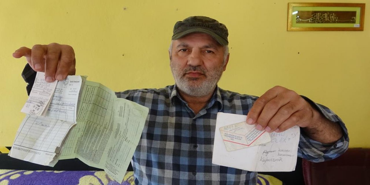 Tencere alana arsa hediye! 27 yıldır elinde makbuzla geziyor