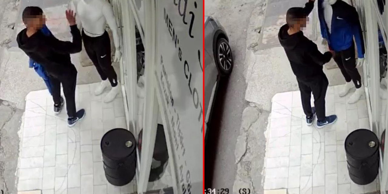 Hırsızın böylesi! Eşofmanı çaldı, ardından selam verip kaçtı
