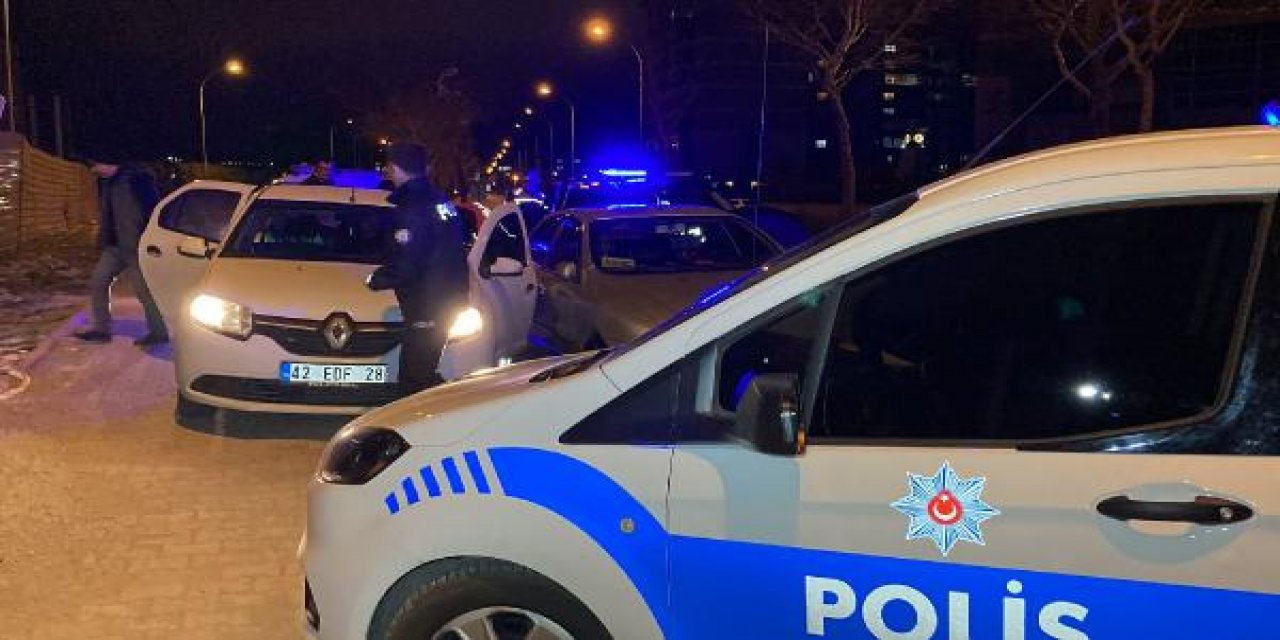 Konya’da babasından izinsiz otomobille gezmeye çıkan genç, polisleri peşinden koşturdu