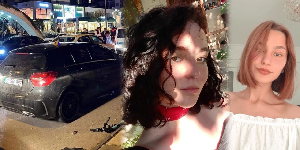 Ehliyetsiz sürücü scoterli genç kızlara çarptı: 1 ölü, 1 yaralı