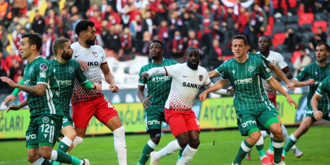 Konyaspor - Gaziantep FK rekabetinde dikkat çeken istatistik