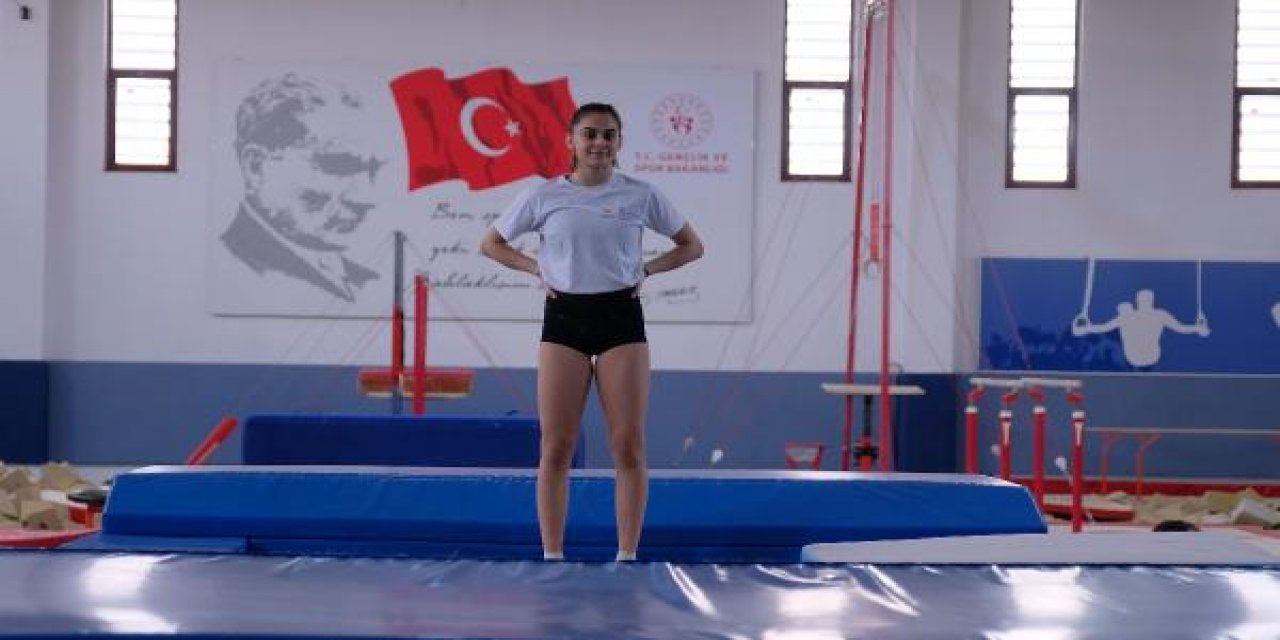 Konya’da hastalığı nedeniyle başladığı sporda gözünü olimpiyata dikti
