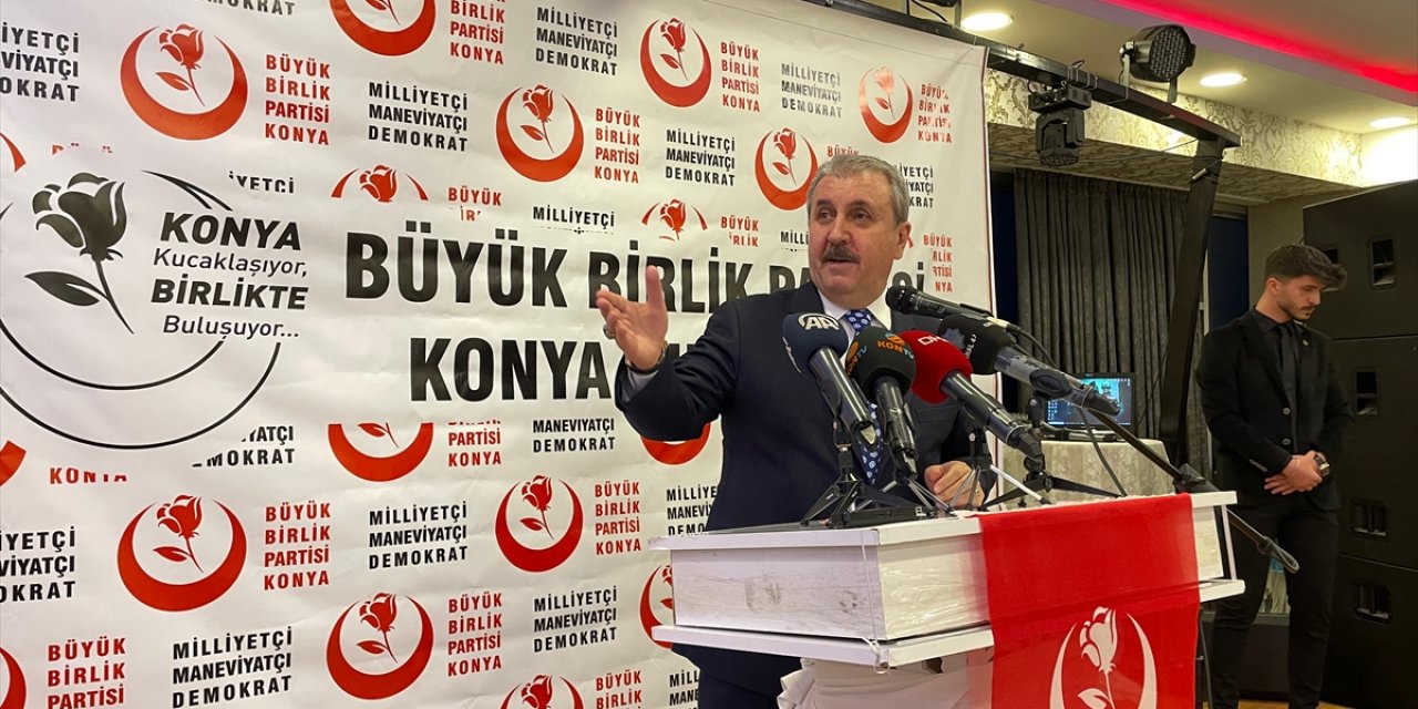 BBP Genel Başkanı Destici Konya'da