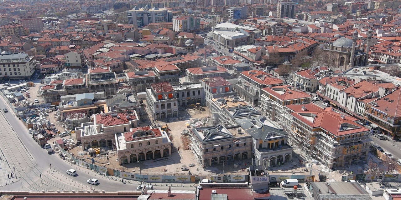 Konya’nın en kıymetli bölgesindeki tarihi dönüşüm bitmek üzere