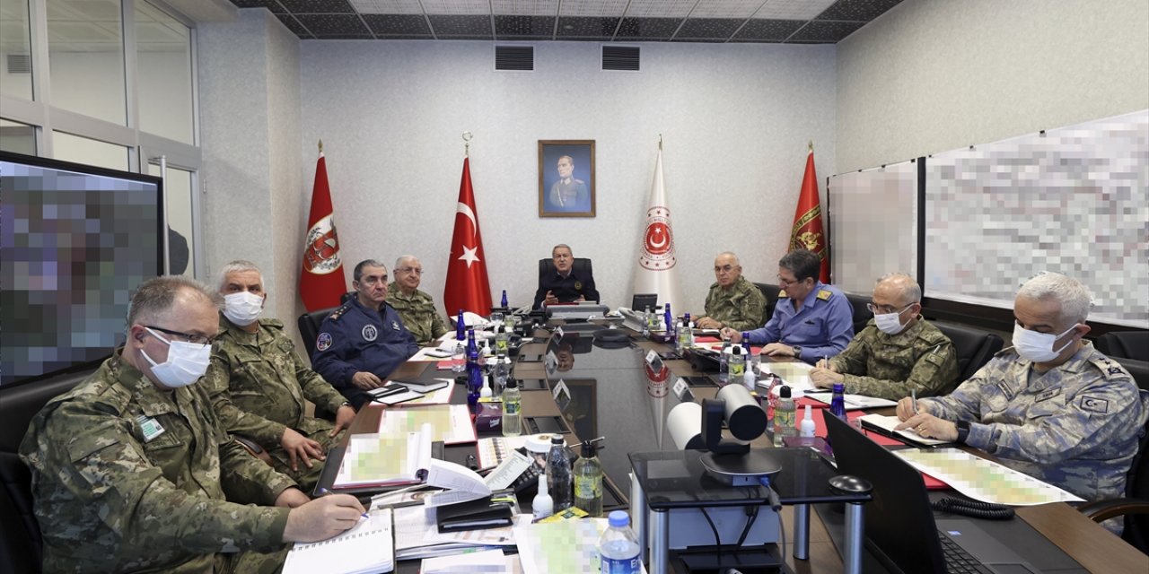 Bakan Akar: Çok sayıda terörist etkisiz hale getirildi