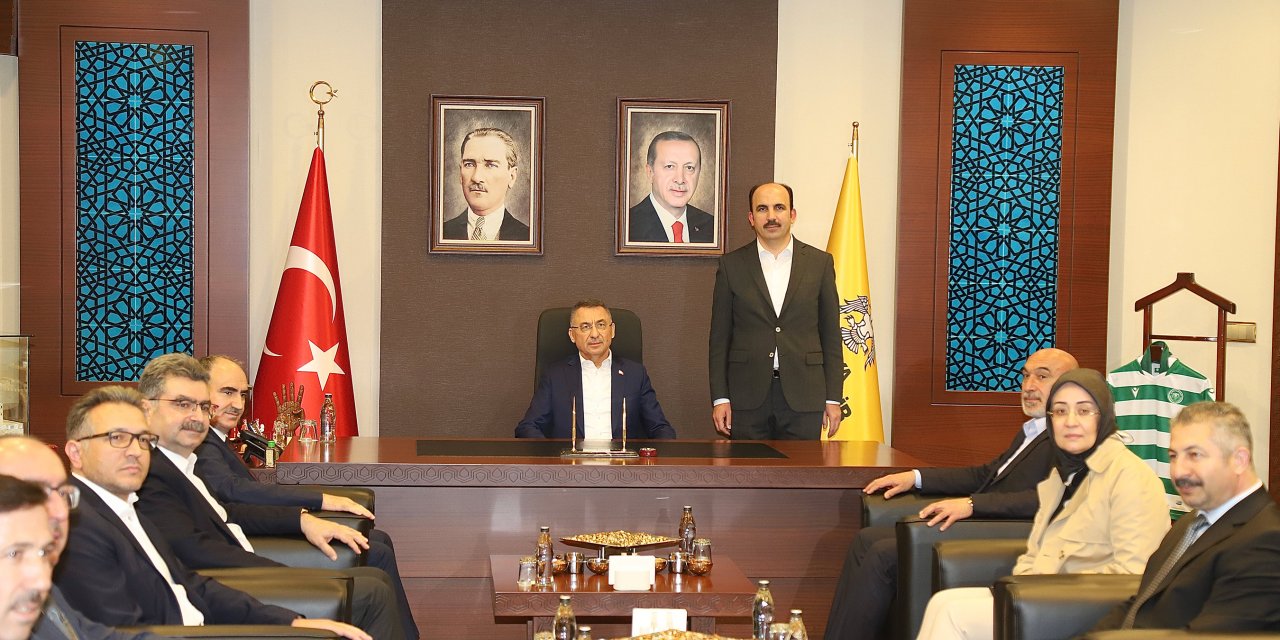 Cumhurbaşkanı Yardımcısı Oktay, Başkan Altay’ı ziyaret etti