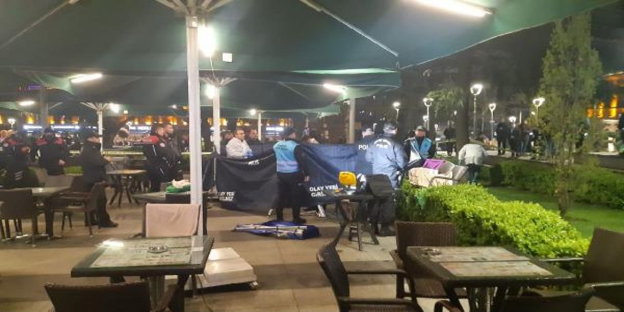 Boşanma aşamasındaki karısını çay bahçesinde öldürdü