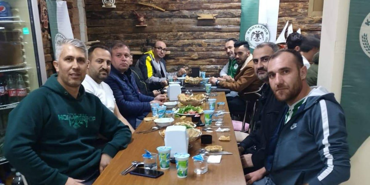 Konyaspor taraftarı iftarda buluştu