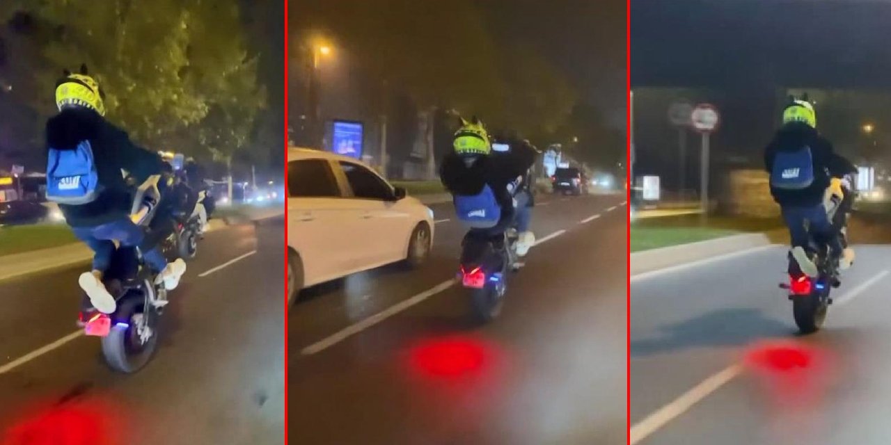 Trafikte tehlikeli anlar kamerada!