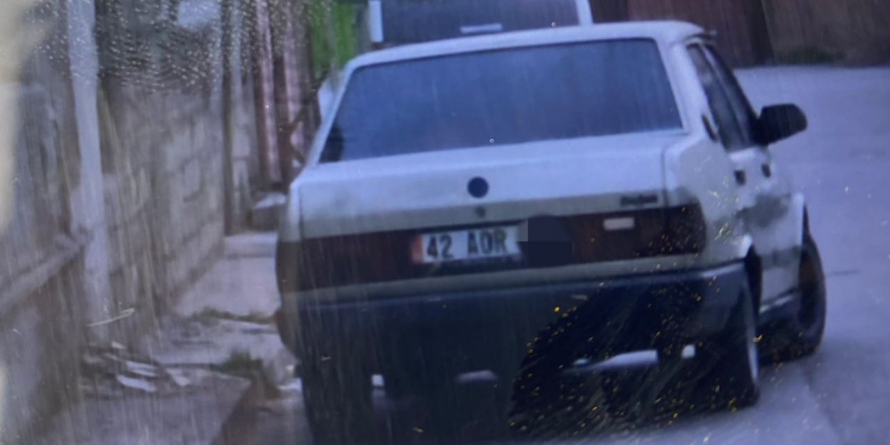 Konya’da hırsızların plaka oyununu polis bozdu