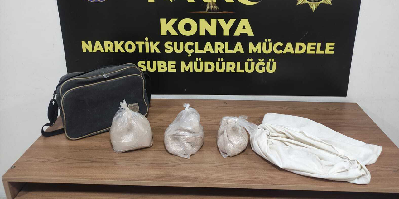 Konya’da yüklü miktarda uyuşturucu ele geçirildi, 14 gözaltı var