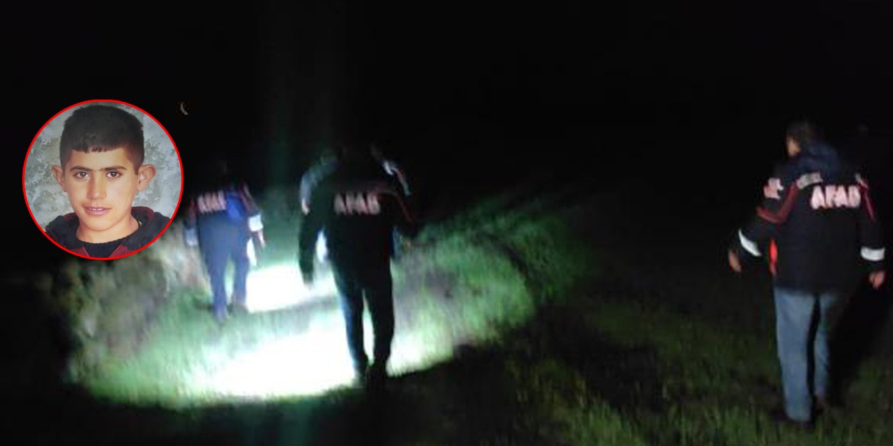Hayvan otlatmaya giden 12 yaşındaki çocuk kayboldu
