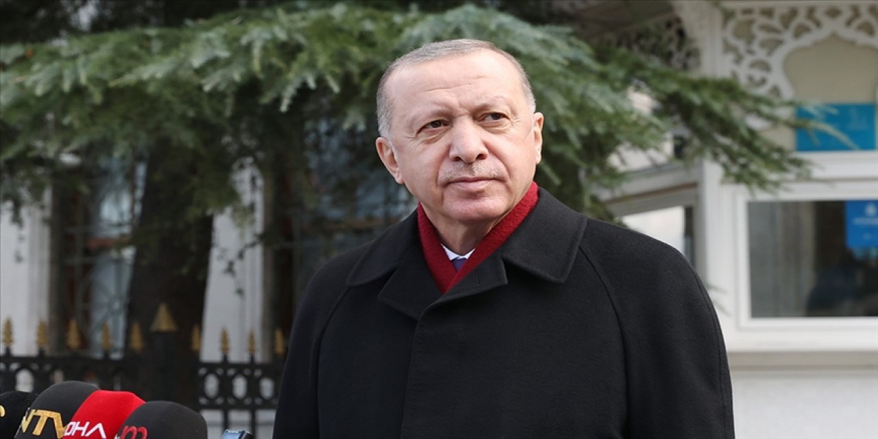 Erdoğan bayram namazını Büyük Çamlıca Camisi'nde kıldı