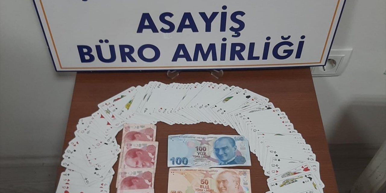 Konya'nın Akşehir ilçesinde kumar oynayan 6 kişiye ceza!