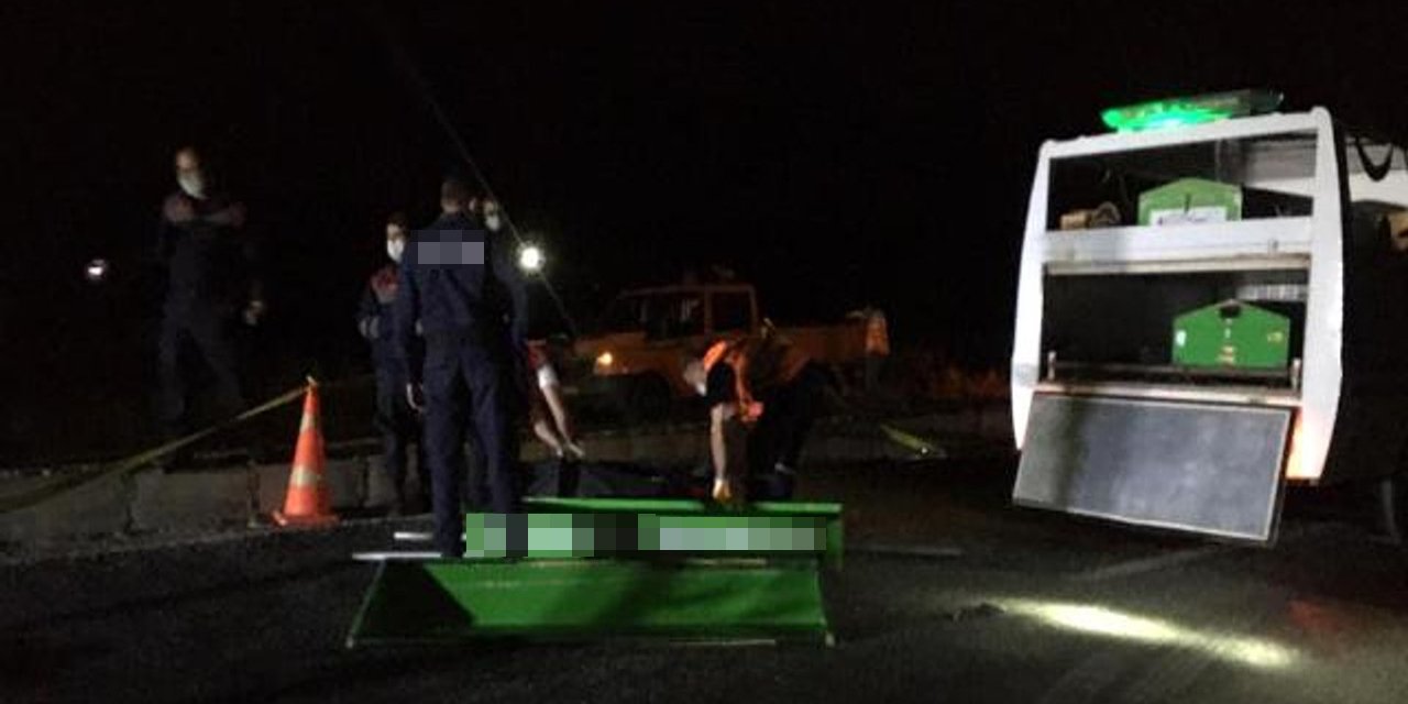 Konya’da yoldan çıkan otomobil hızlı tren raylarının yanına düştü, sürücü öldü