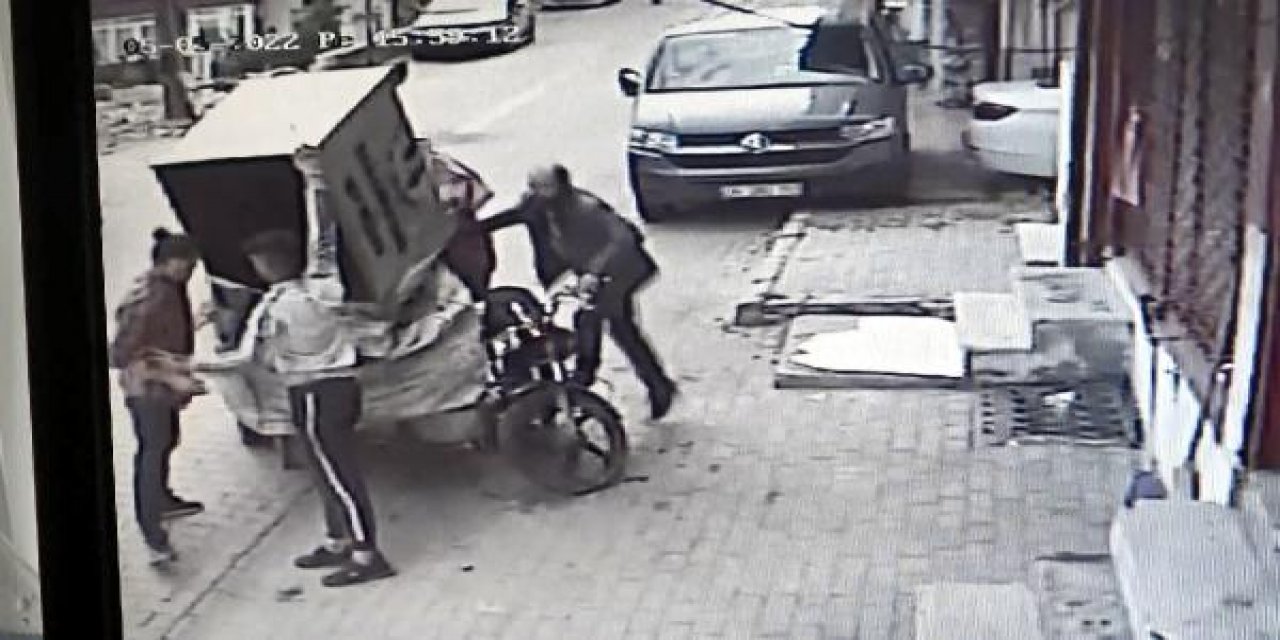 Bu kadarına da pes! Çöp konteynerini çaldılar