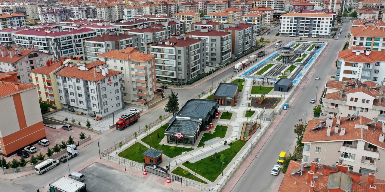 Konya’nın yeni parkını özellikle çocuklar çok sevecek