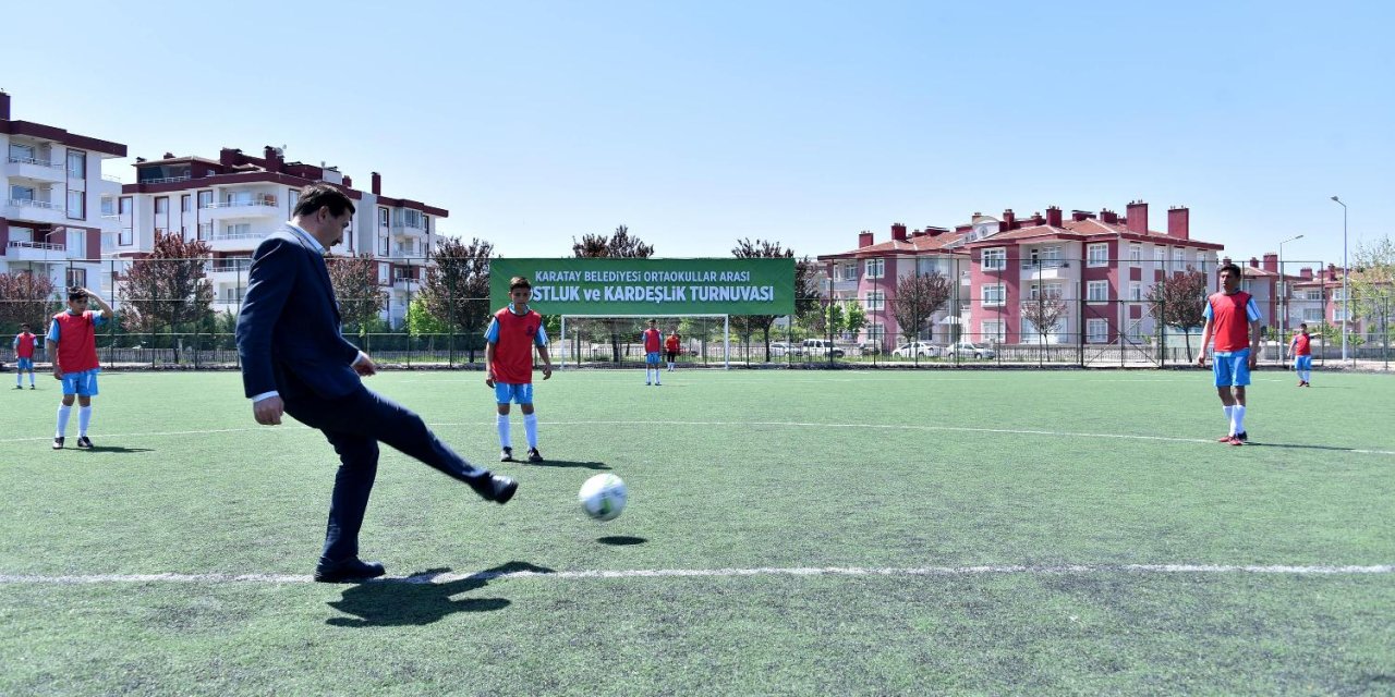 Karatay’da “Dostluk Ve Kardeşlik Futbol Turnuvası”