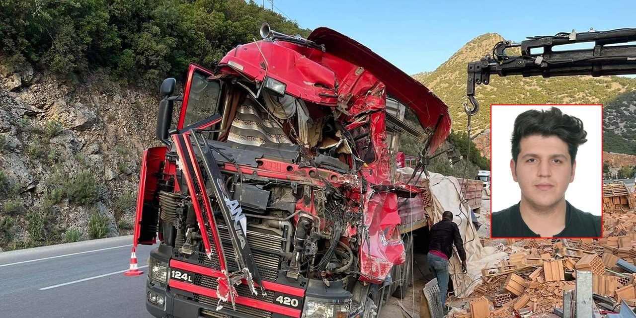 TIR şoförü kazada öldü, 4 aylık bebeği yetim kaldı