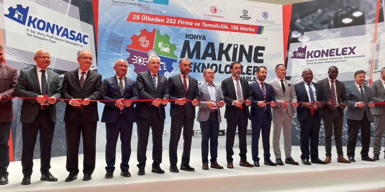 Konya Makine Teknolojileri Fuarı, kapılarını ziyaretçilerine açtı