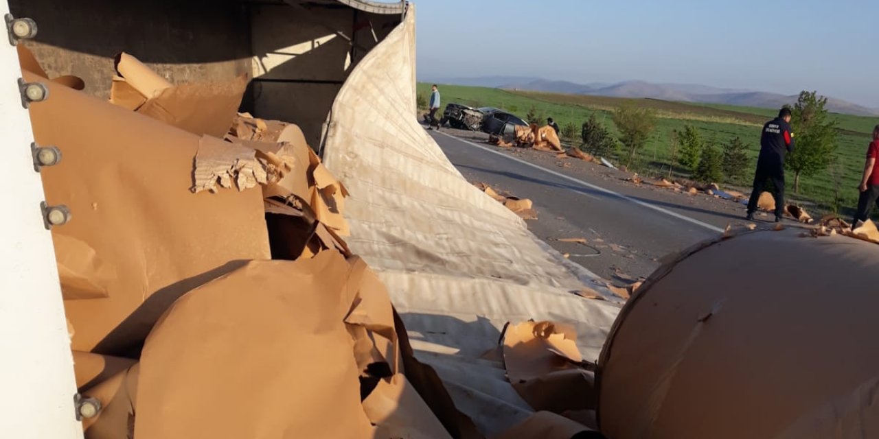 Konya’da zincirleme kaza: 1 yaralı