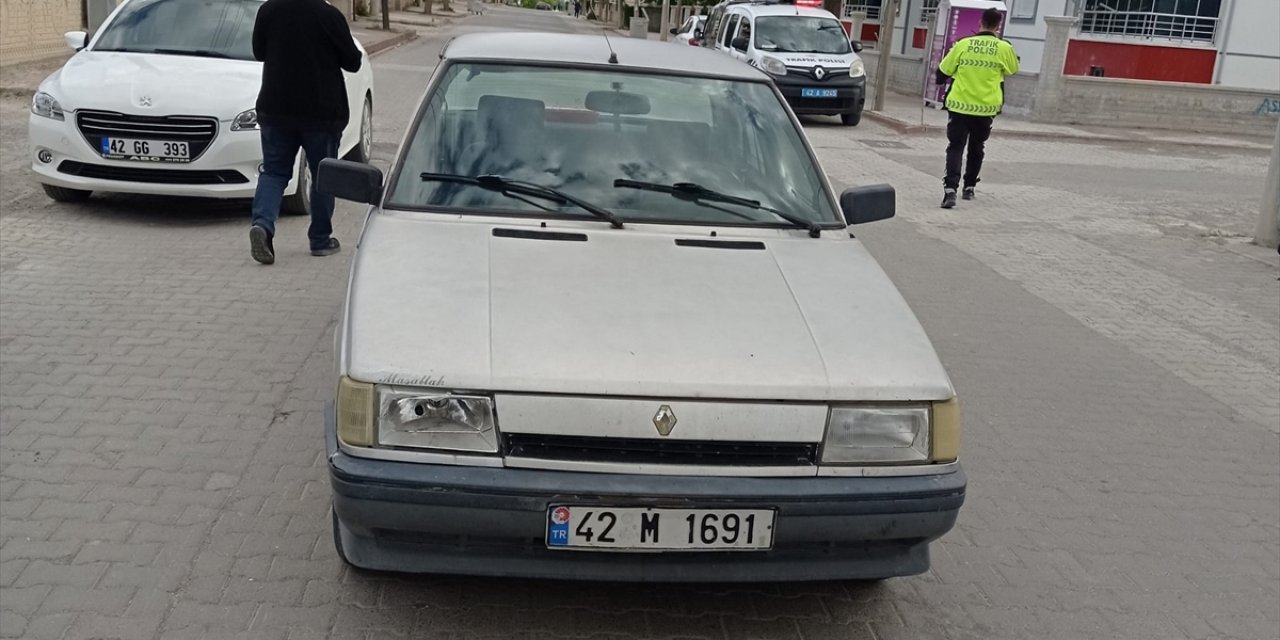 Kulu’da otomobilin çarptığı kız çocuğu yaralandı