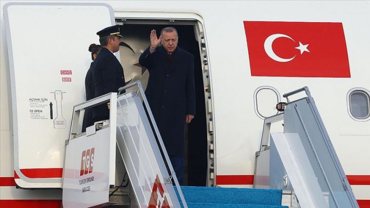 Cumhurbaşkanı Erdoğan Katar'a gitti