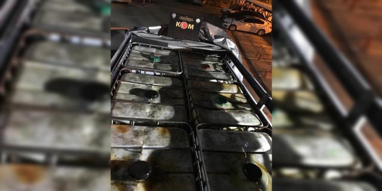 5 ton kaçak akaryakıt ele geçirildi